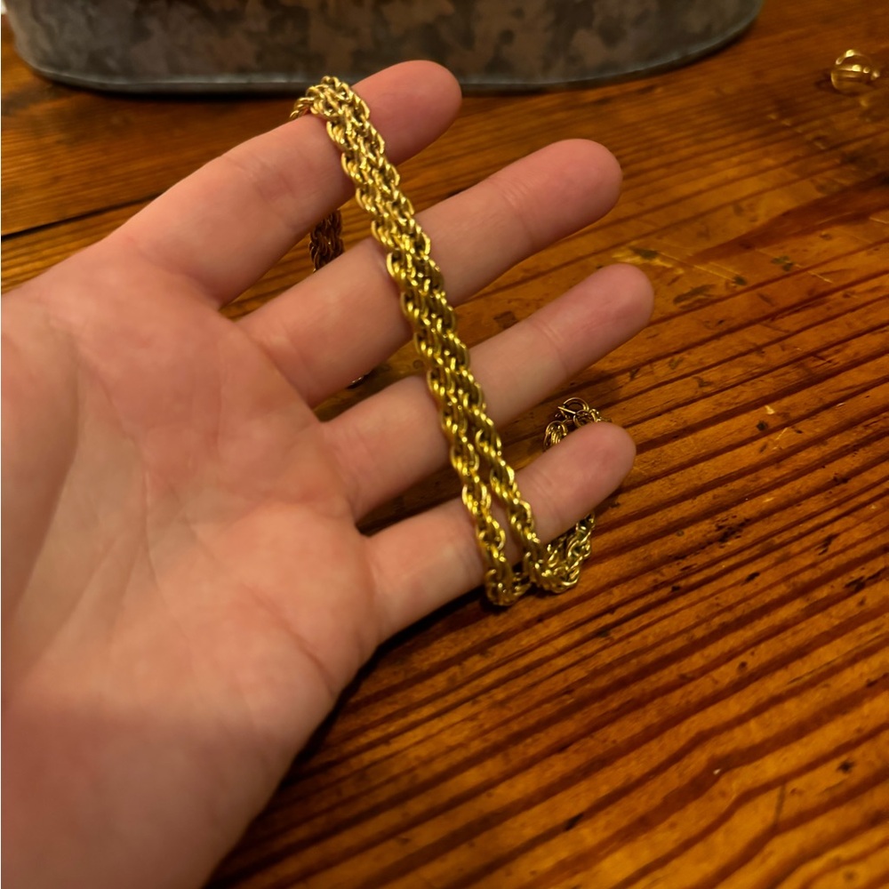 Gold Chain Necklace - Picture 2 of 3